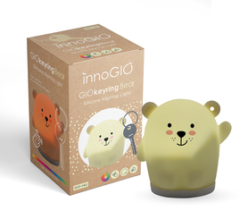InnoGIO GIOkeyrings Bear silikonowy świecący breloczek GIO-150