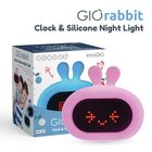 InnoGIO Silikonowa lampka nocna z budzikiem GIOrabbit GIO-135  (2)